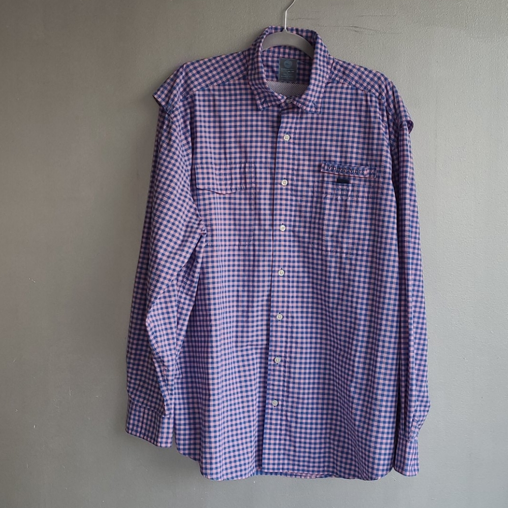 Vineyard Vines, XL pink and blue